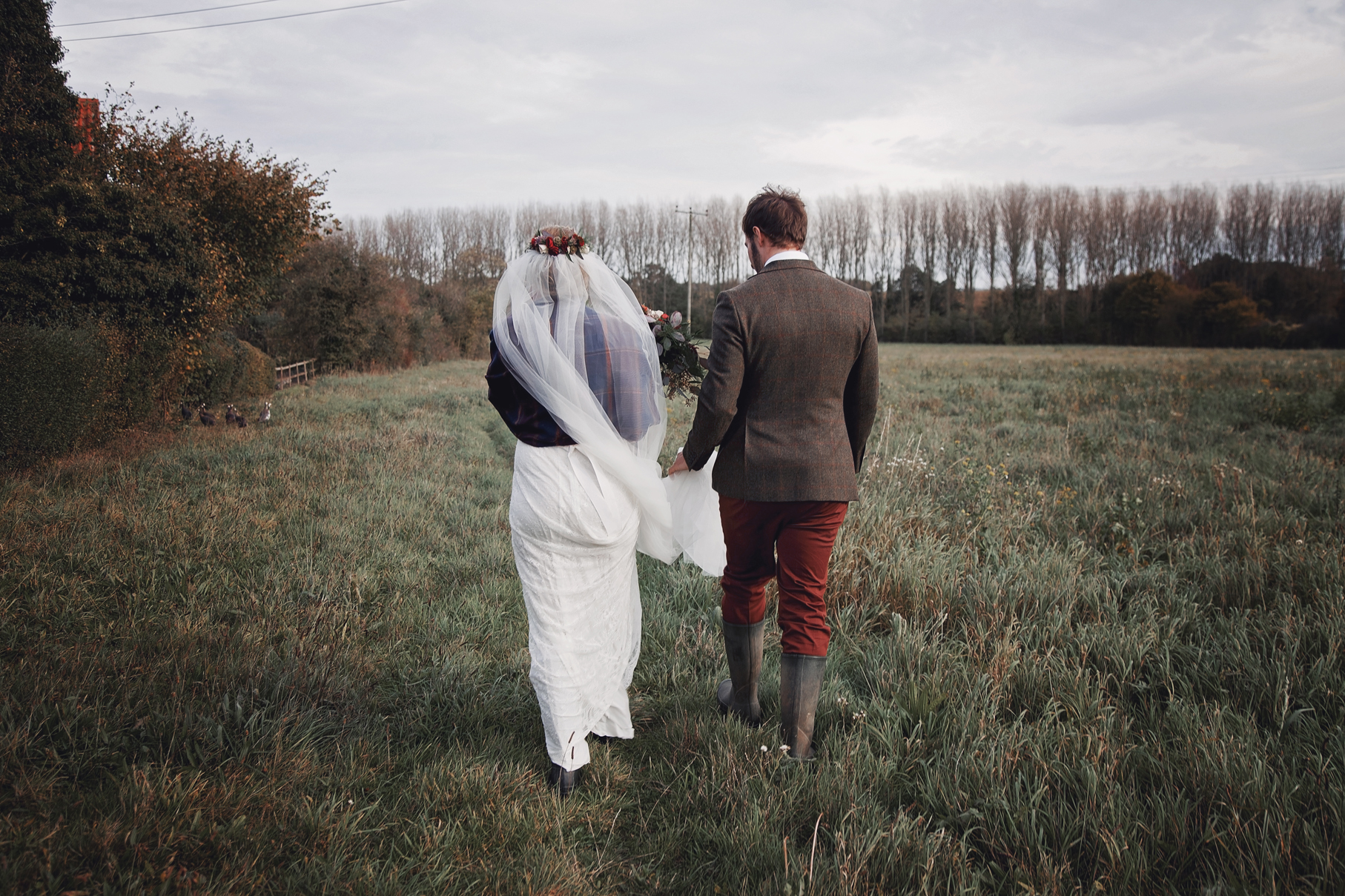 Ollie and Emily's Rustic DIY, Intimate and Relaxed Wedding Day