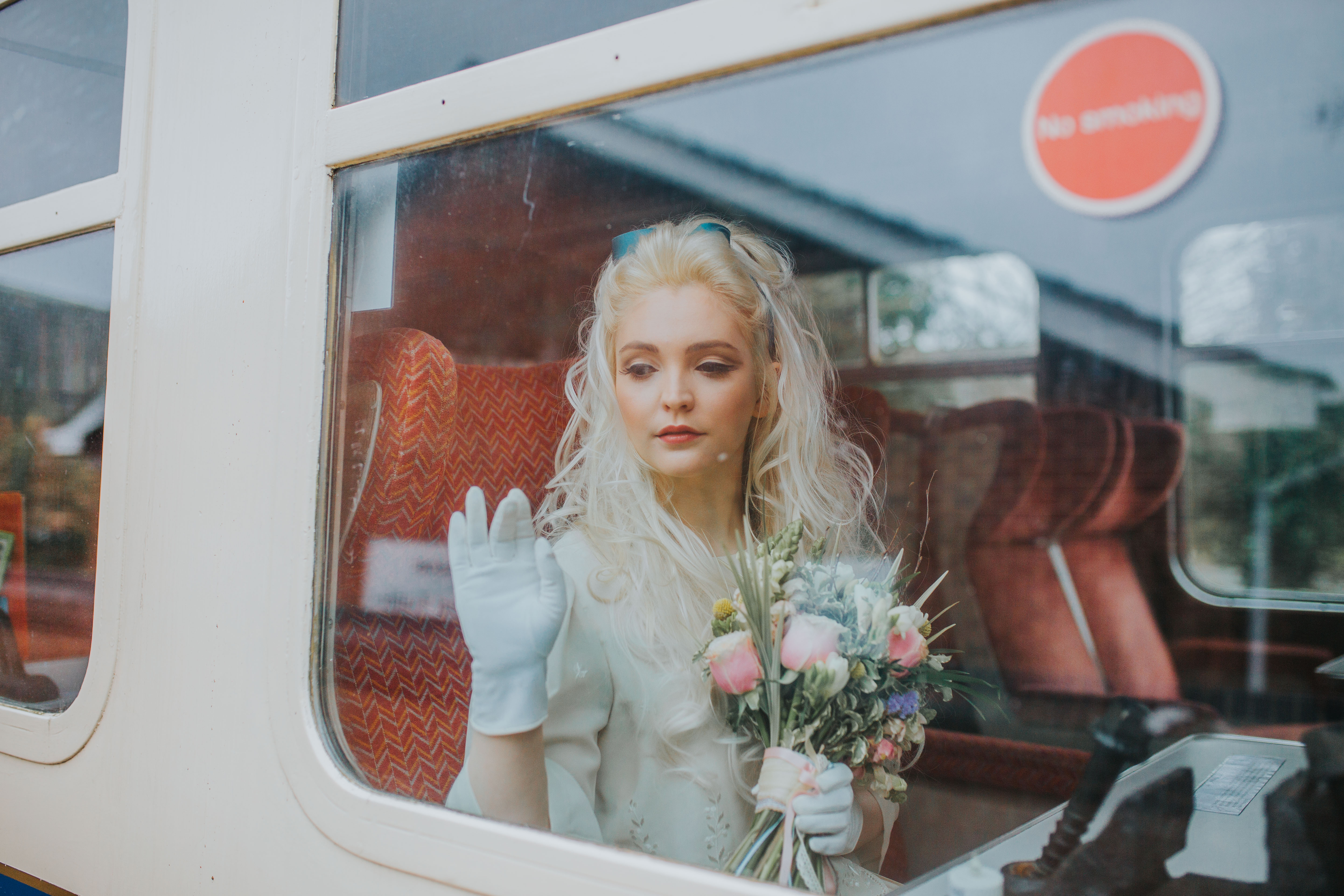 1960's Bridal Inspiration - A Charming Vintage Railway Shoot