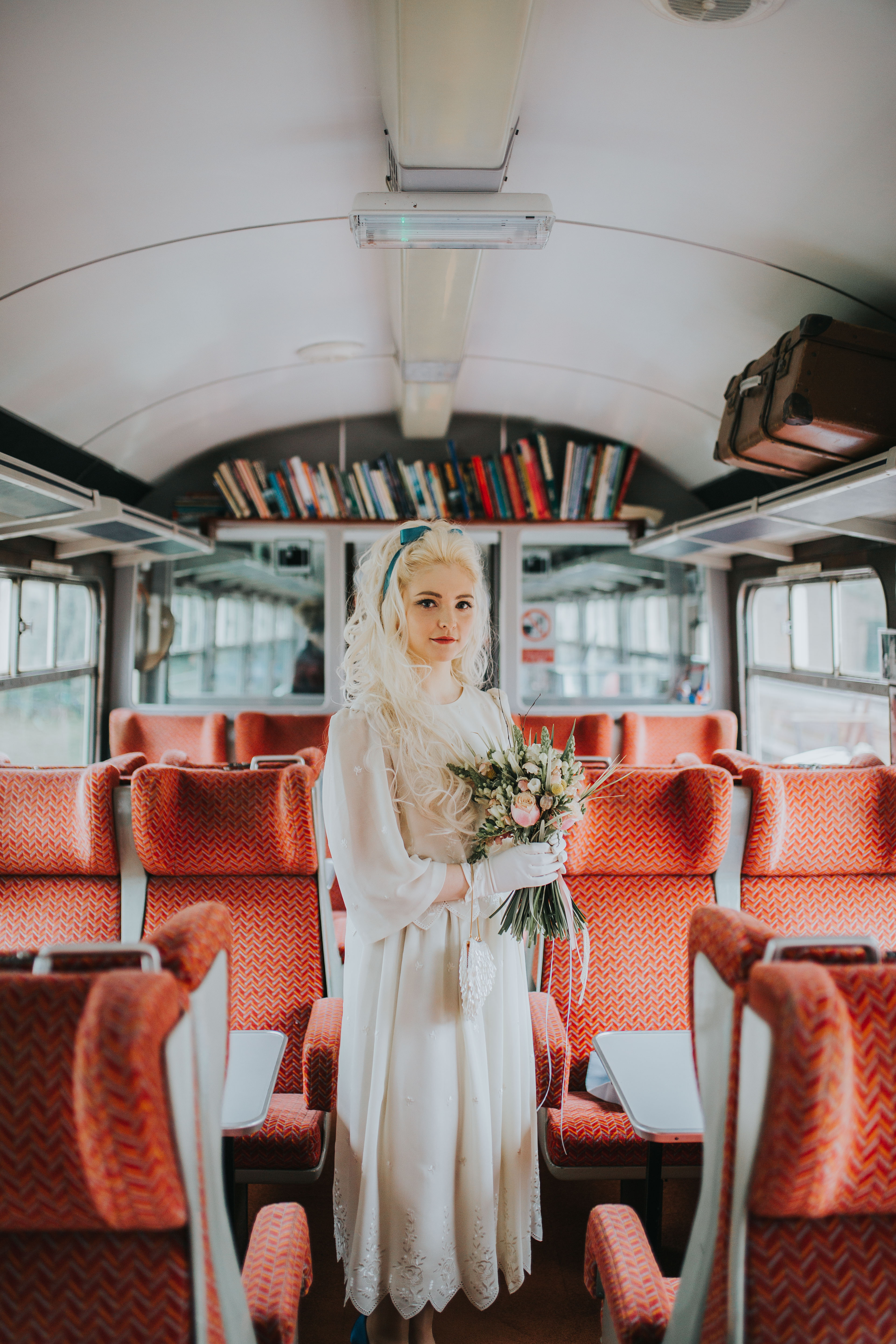 1960's Bridal Inspiration - A Charming Vintage Railway Shoot