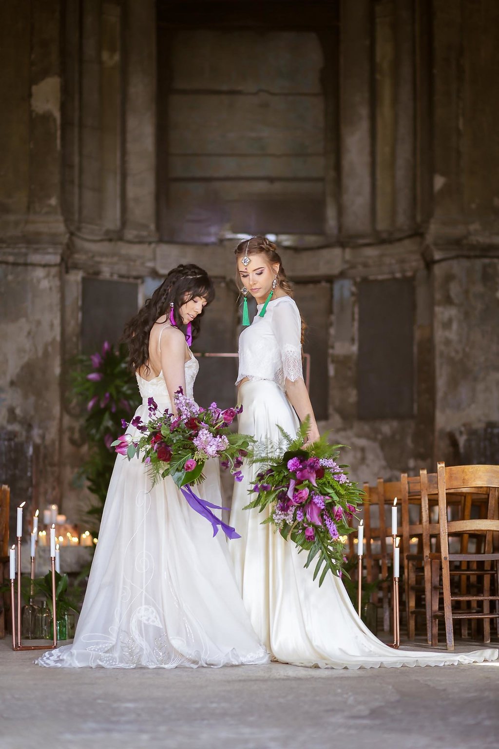 Rock the Purple Love - Colourful Wedding Inspiration for the Uber Cool, Modern Couple