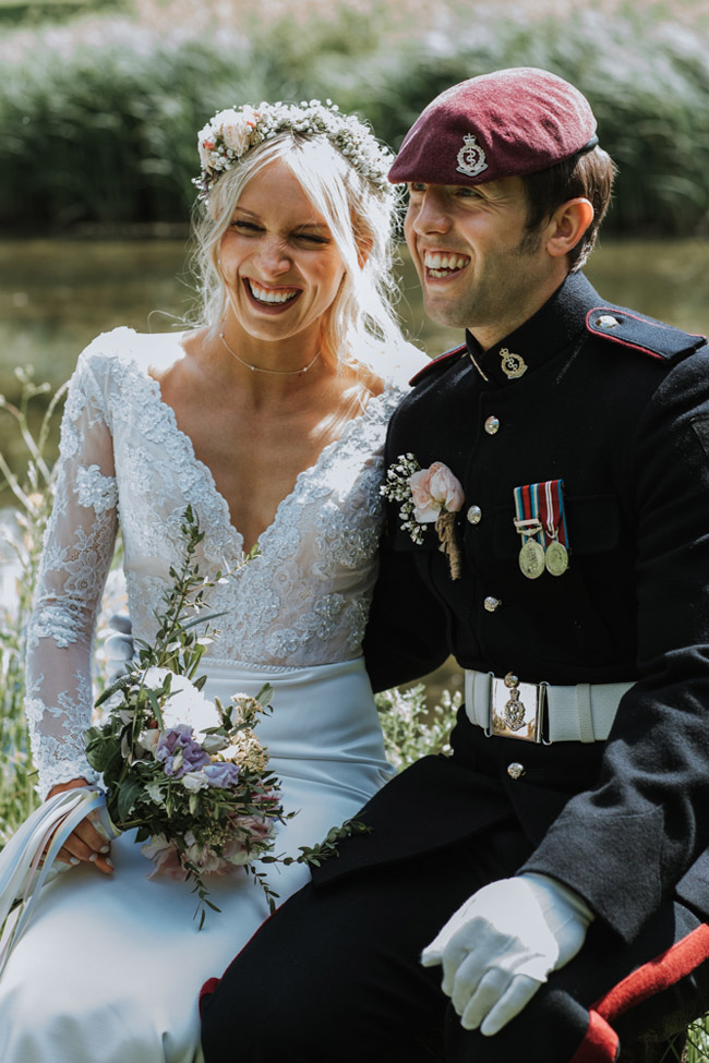 A Wonderful Military Wedding with Relaxed Wedfest Vibes 