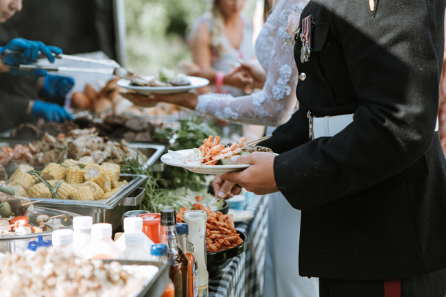 A Wonderful Military Wedding with Relaxed Wedfest Vibes 