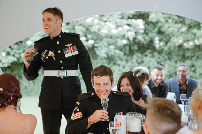 A Wonderful Military Wedding with Relaxed Wedfest Vibes 