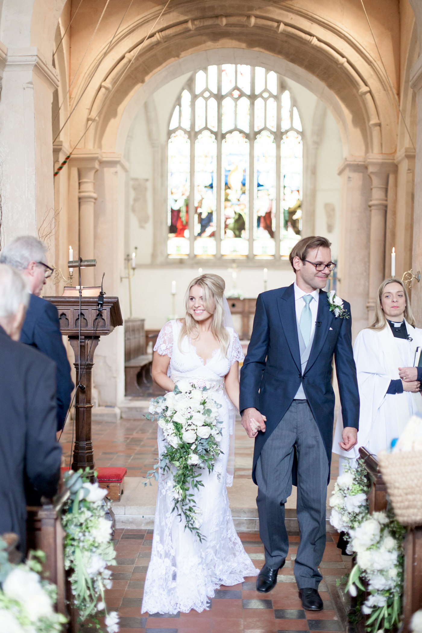 An Enchanting and Romantic Newton Hall Wedding with an Art Deco Temperley Dress