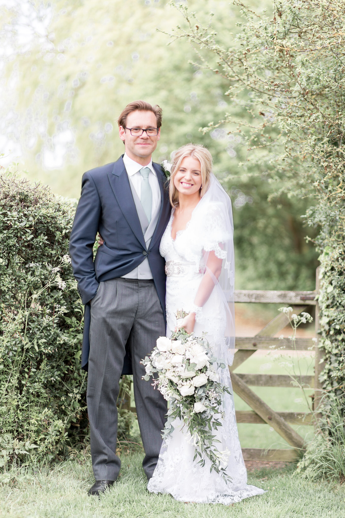 An Enchanting and Romantic Newton Hall Wedding with an Art Deco Temperley Dress