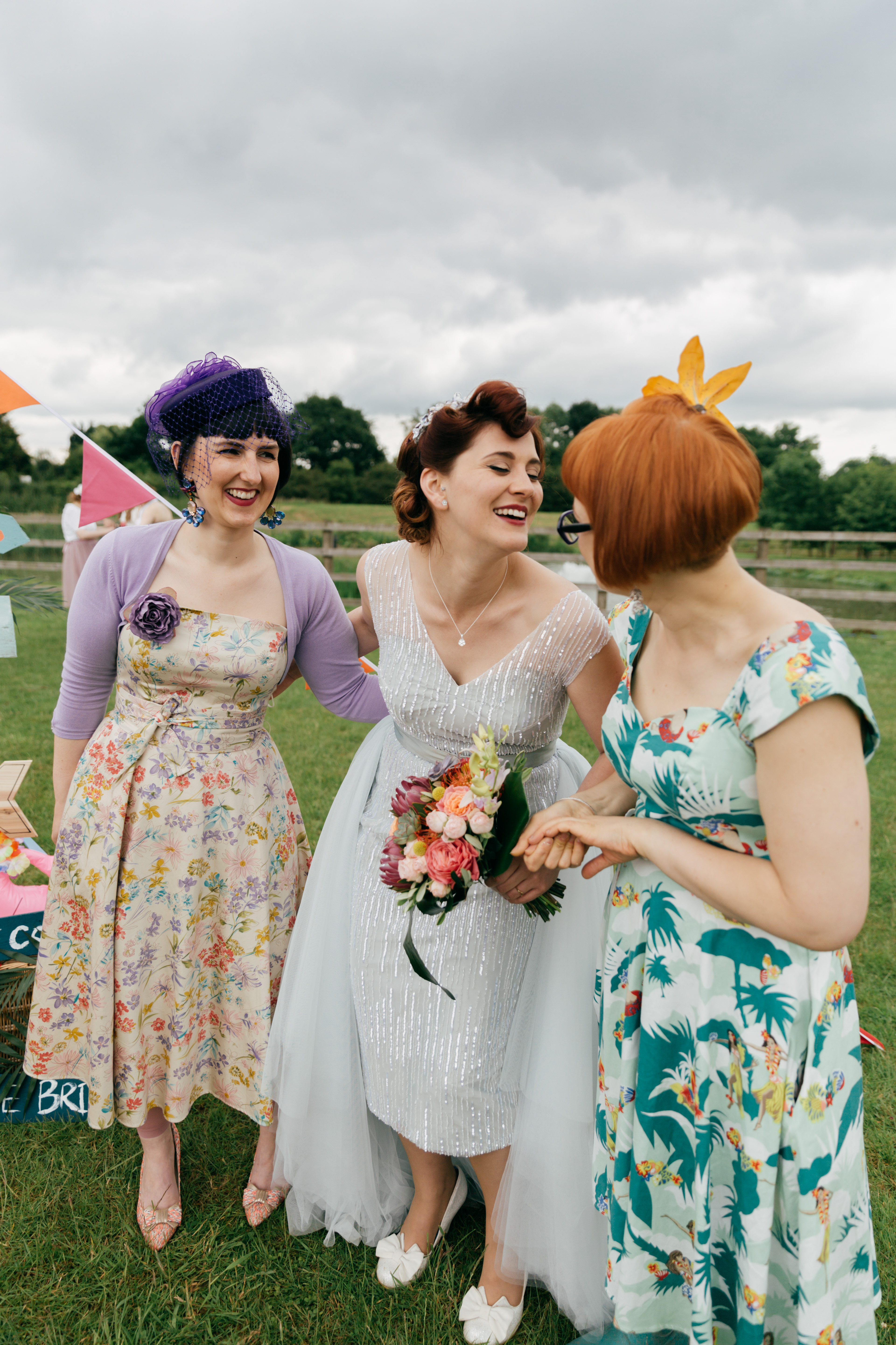 A Vintage Hawaiian DIY Wedding and Bridal Designer Bride