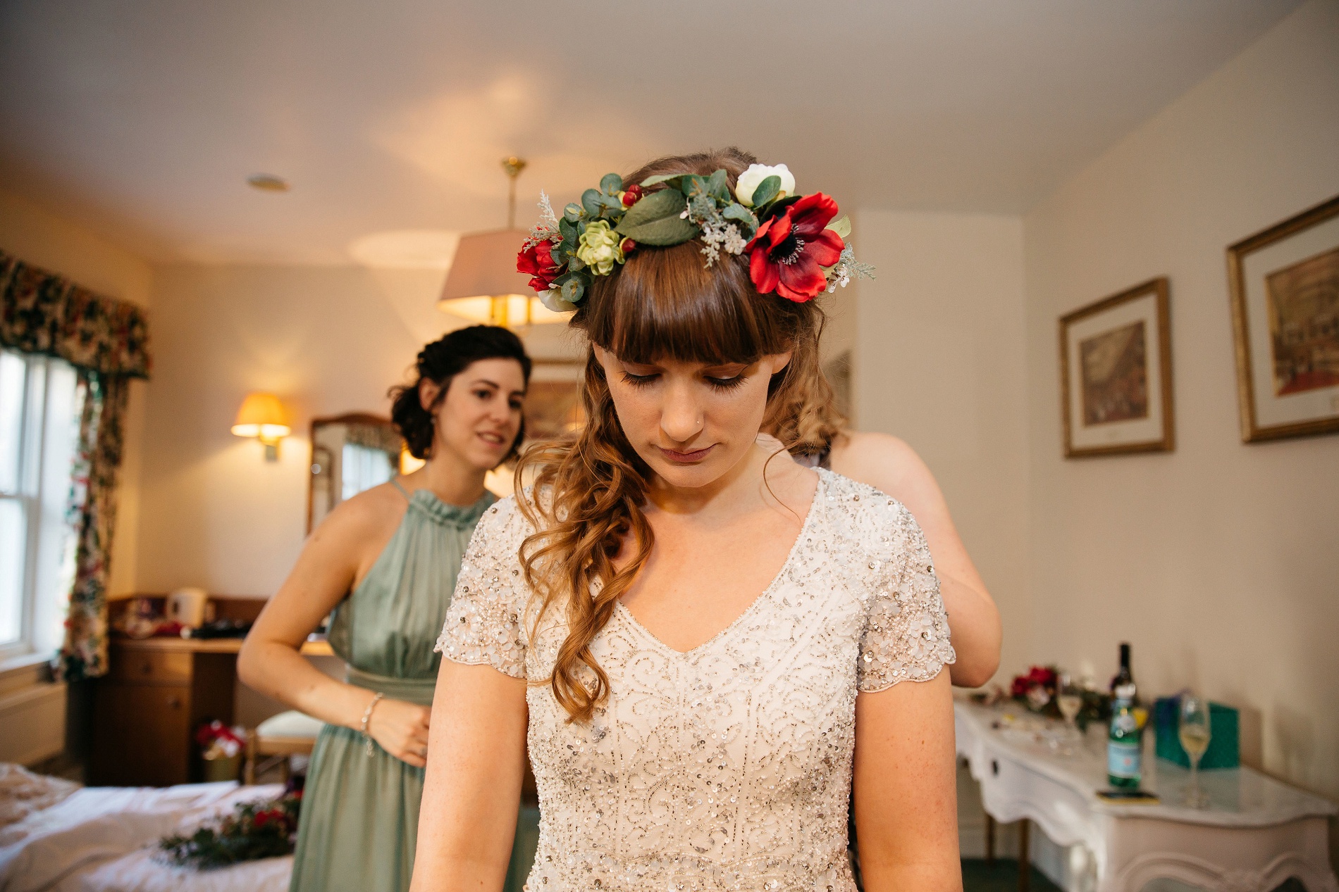 A DIY Festive Yorkshire Wedding at Monk Fryston Hall