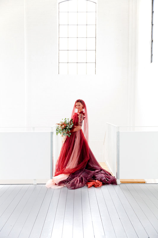 The Red Box Project: Giving girls confidence when they most need it - Red wedding Dress 