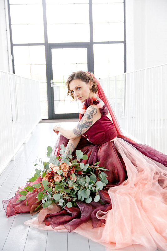 The Red Box Project: Giving girls confidence when they most need it - Red wedding Dress 