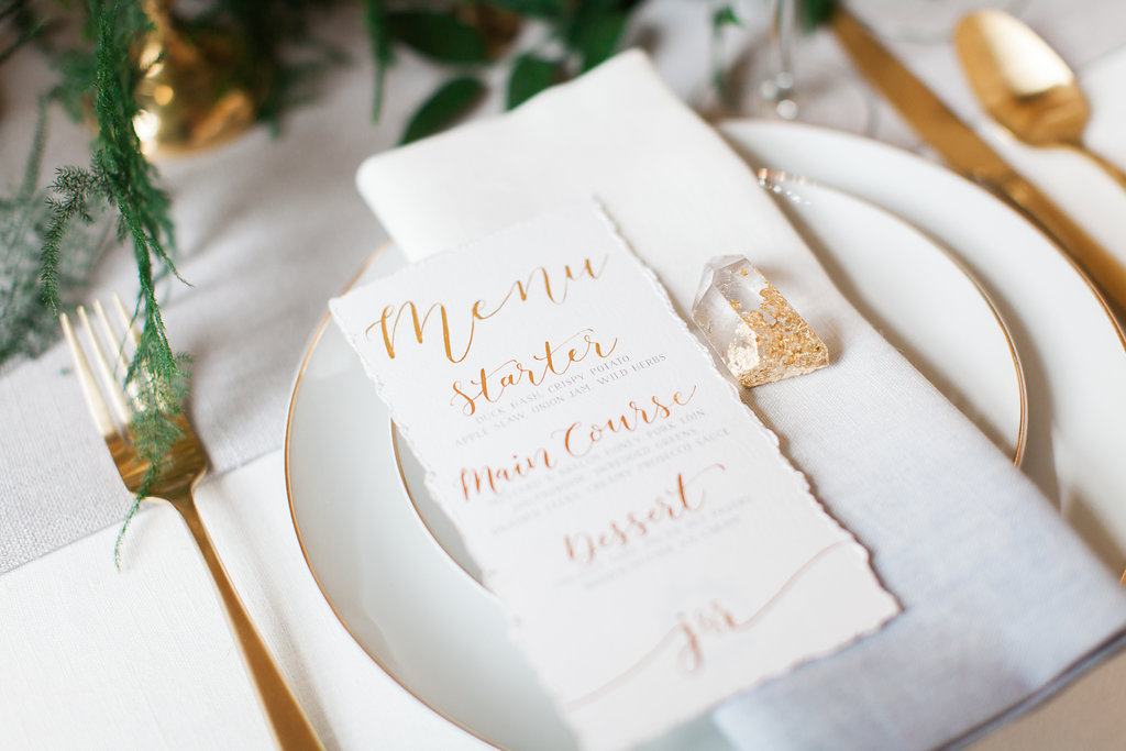 Modern 1920's Wedding Inspiration with Luxe Art Deco Vibes