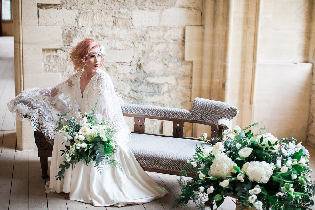 Modern 1920's Wedding Inspiration with Luxe Art Deco Vibes