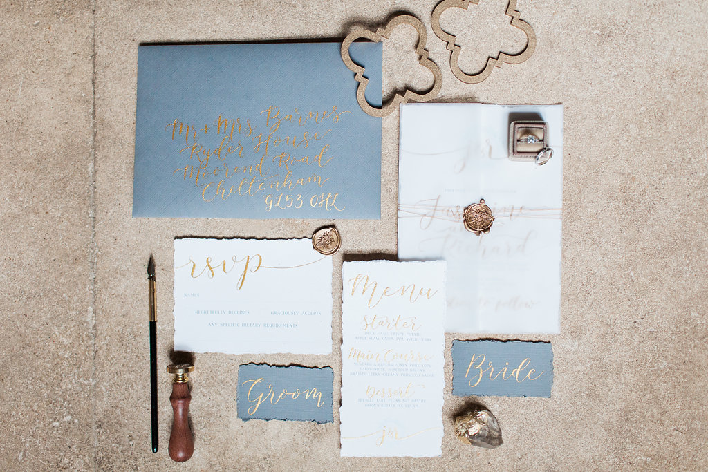 Modern 1920's Wedding Inspiration with Luxe Art Deco Vibes