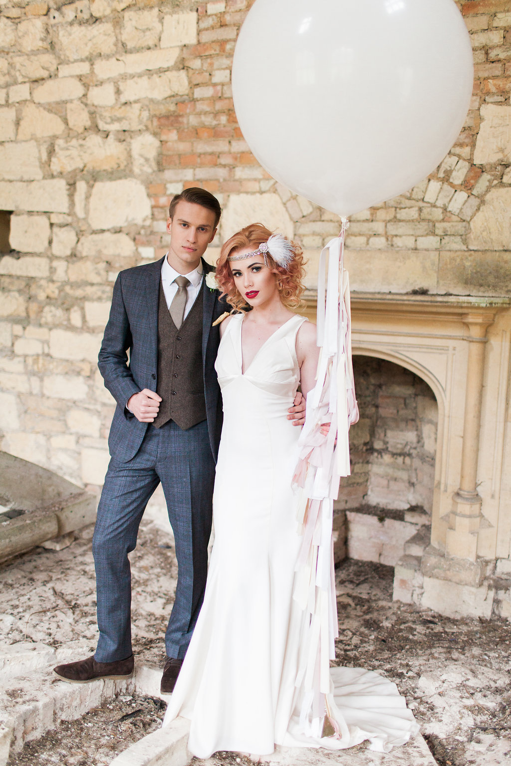 Modern 1920's Wedding Inspiration with Luxe Art Deco Vibes