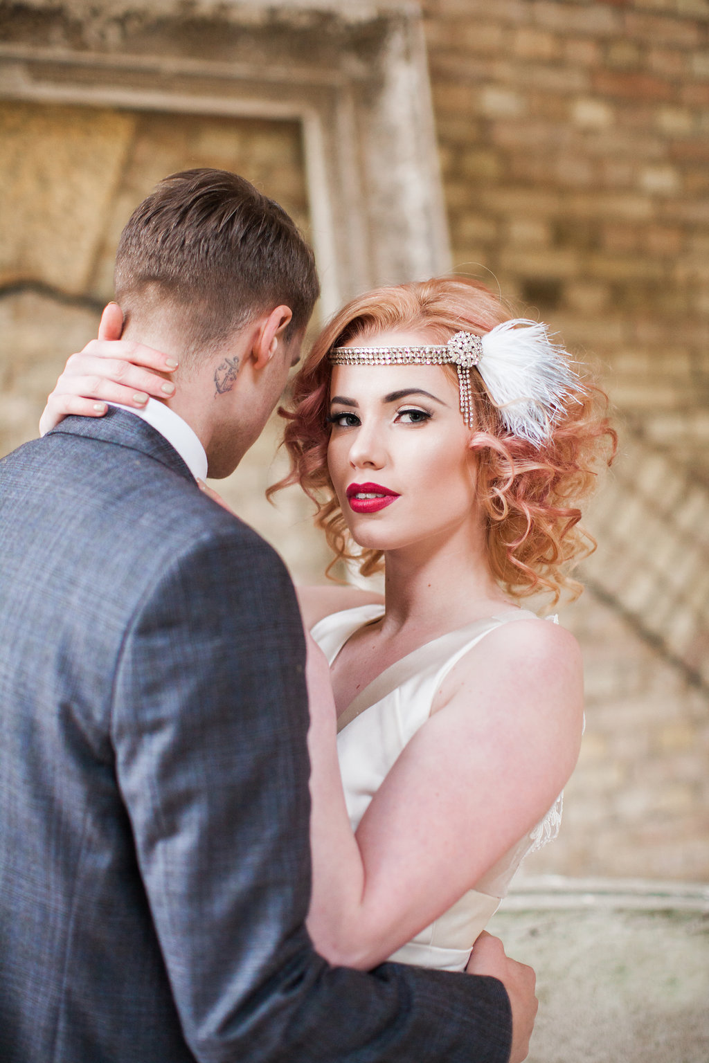 Modern 1920's Wedding Inspiration with Luxe Art Deco Vibes