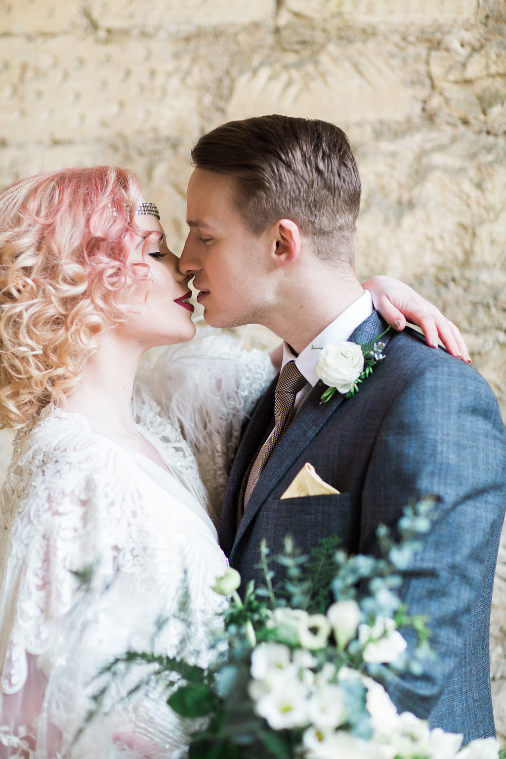 Modern 1920's Wedding Inspiration with Luxe Art Deco Vibes