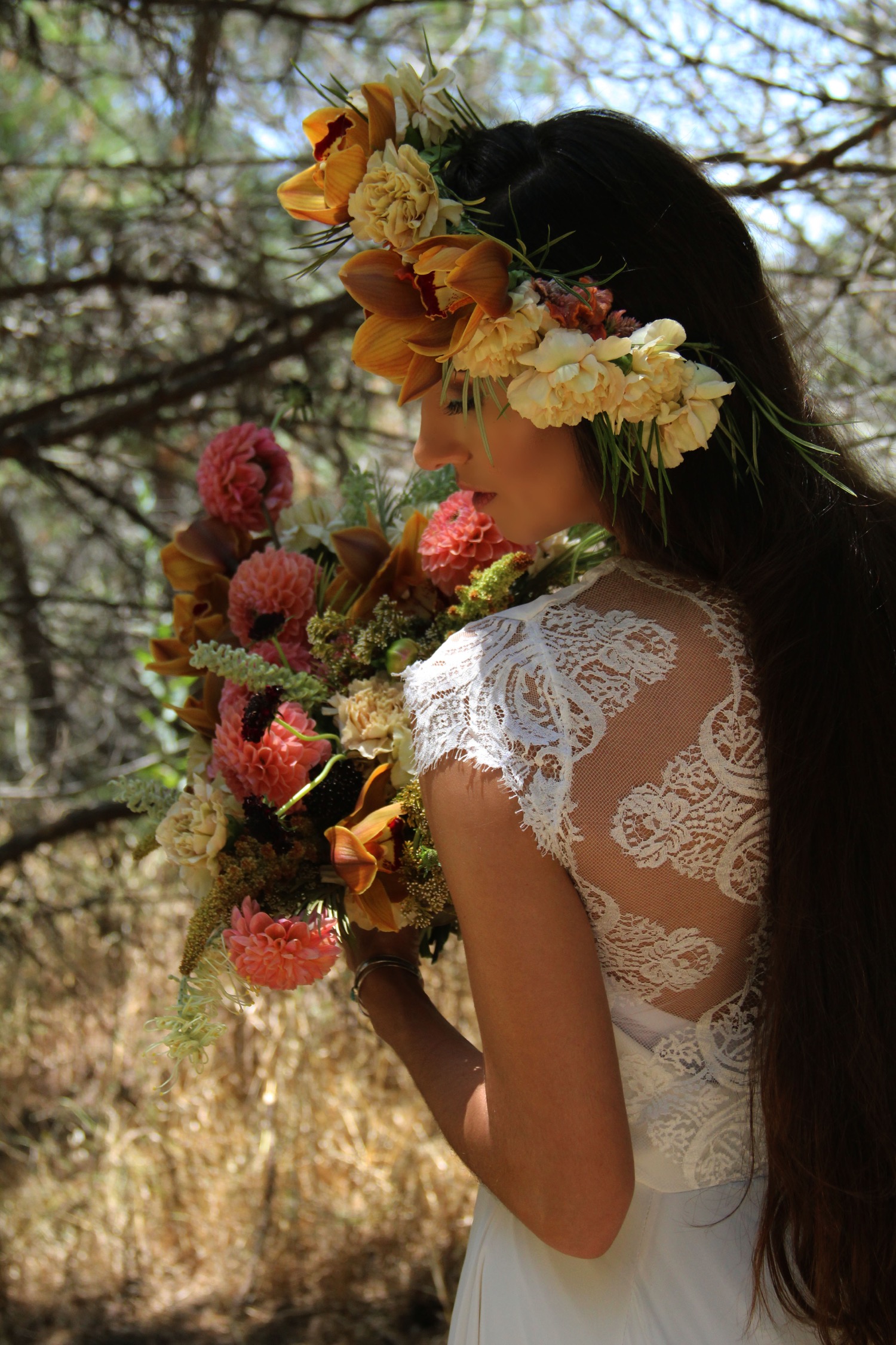 Exotic Outdoor Wedding with Gold and Turquoise Touches