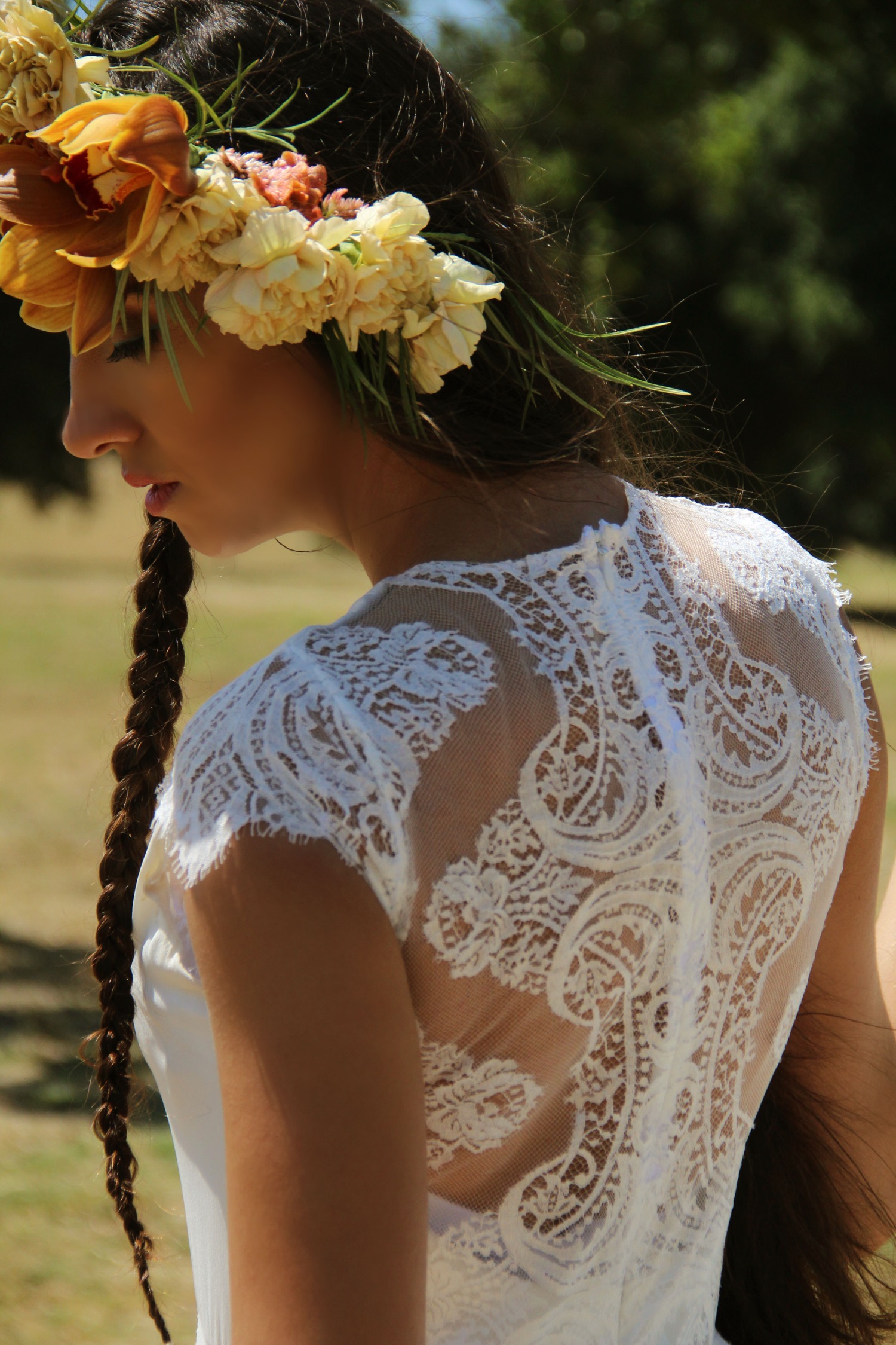 Exotic Outdoor Wedding with Gold and Turquoise Touches