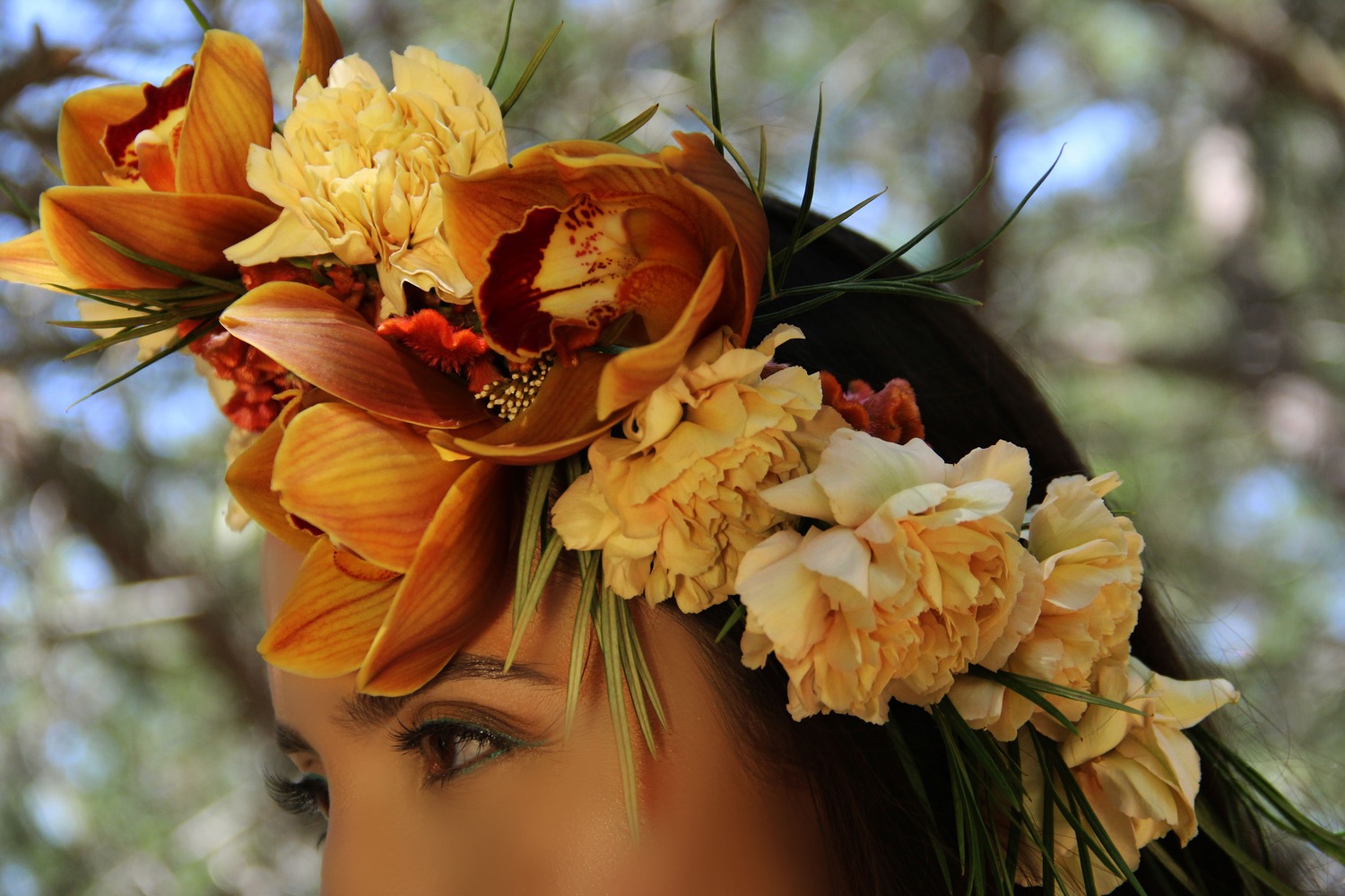 Exotic Outdoor Wedding with Gold and Turquoise Touches