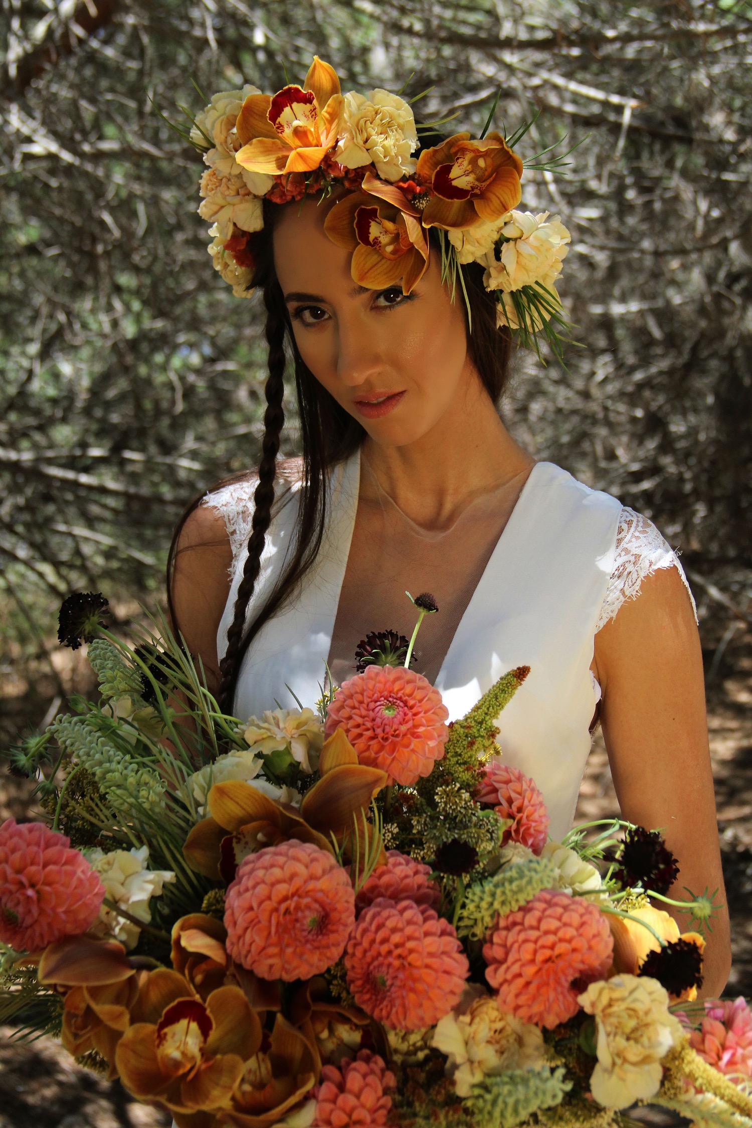 Exotic Outdoor Wedding with Gold and Turquoise Touches