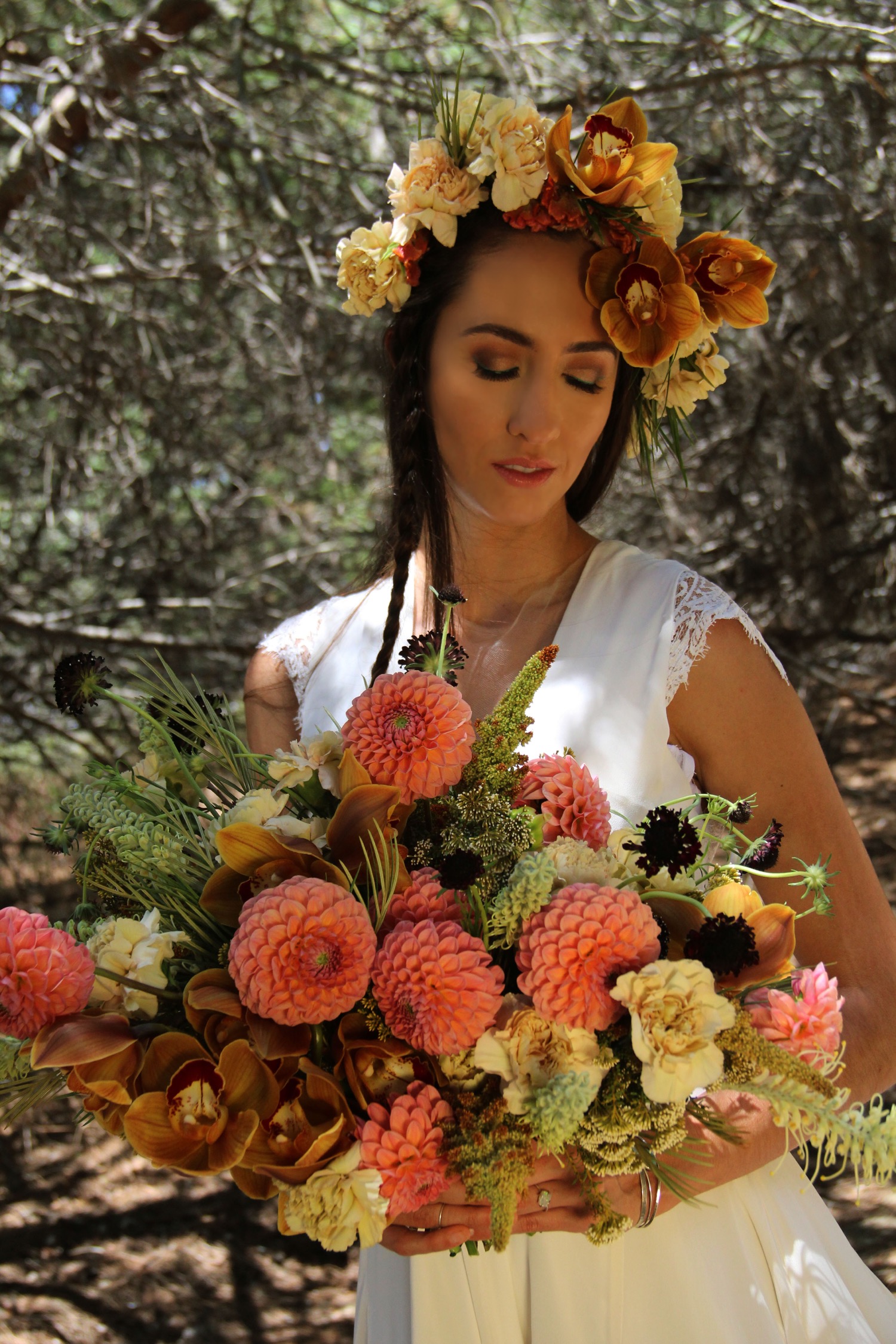 Exotic Outdoor Wedding with Gold and Turquoise Touches