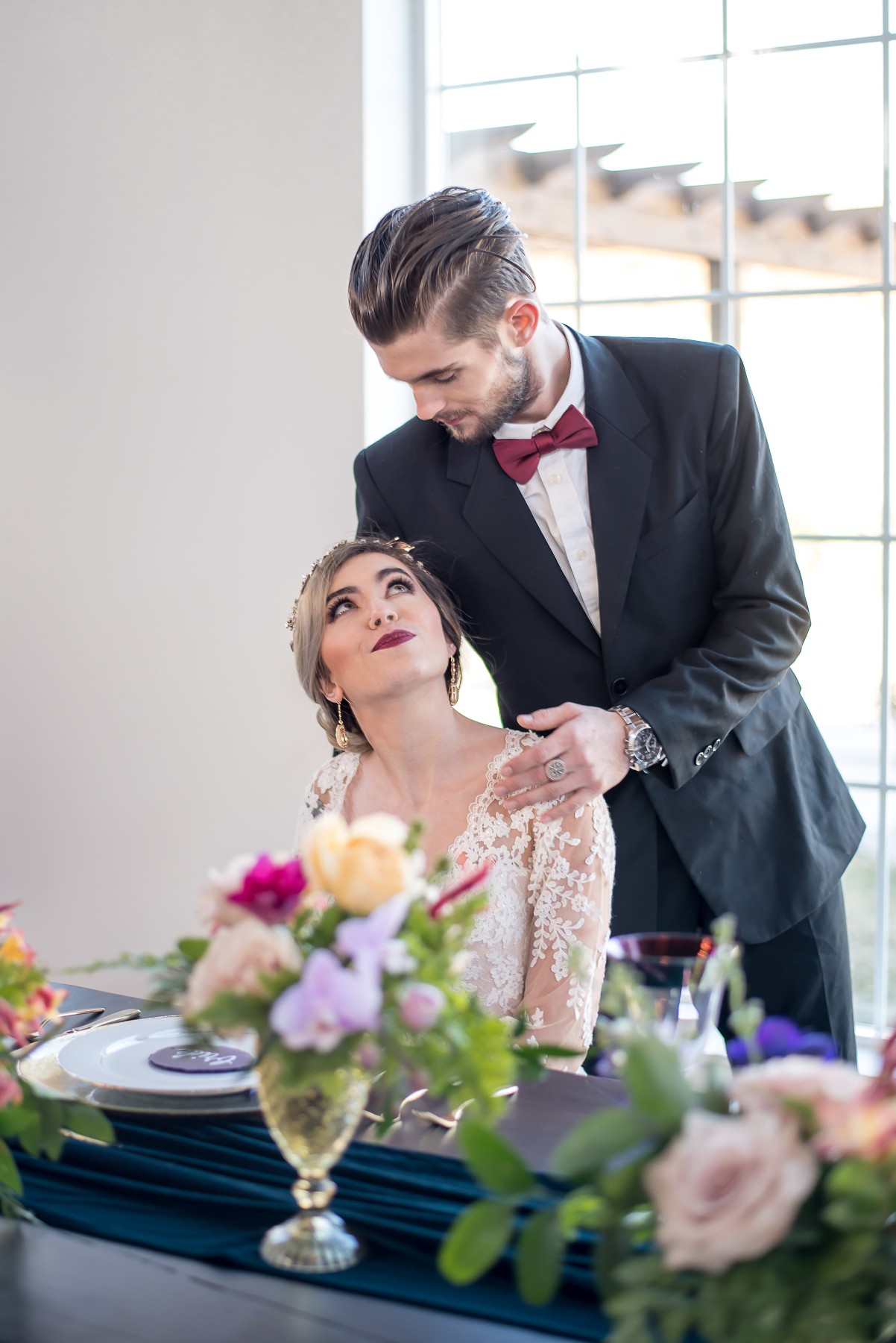 Jewel Coloured Wedding Inspiration with French Country Vibes and a touch of Vintage