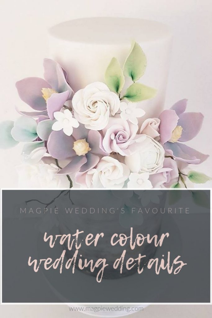 Watercolour Wedding Inspiration - Be 2019 Wedding Ready with an on Trend Watercolour Vibe