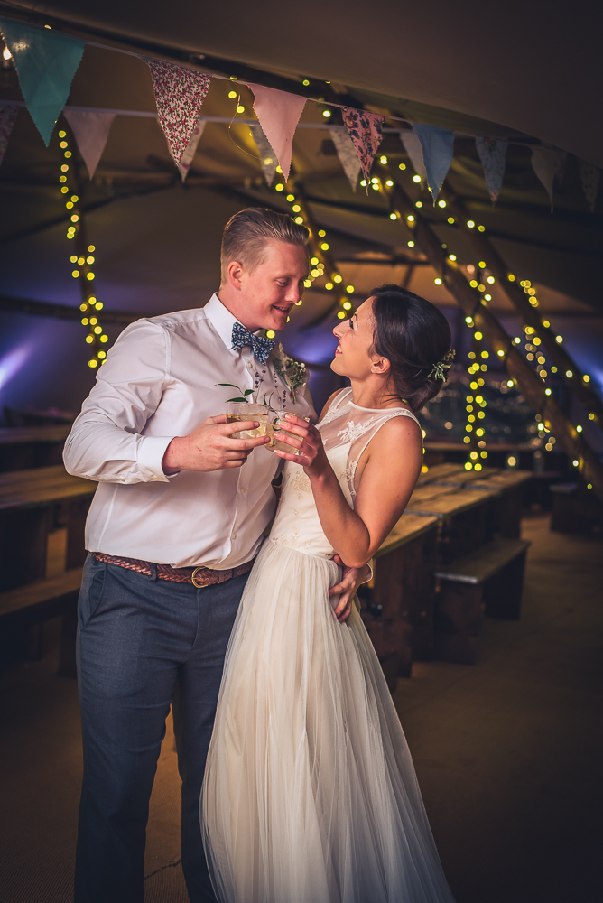 Rustic Tipi Wedding - A Starlit Ceremony with Autumnal Vibes