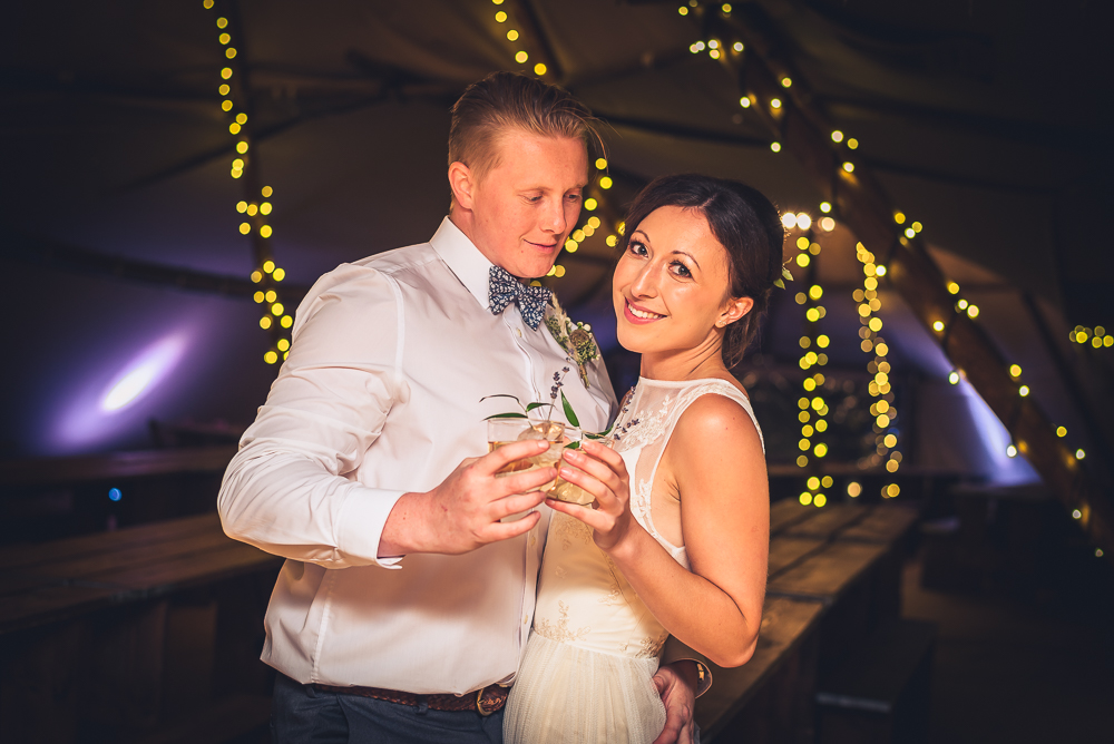 Rustic Tipi Wedding - A Starlit Ceremony with Autumnal Vibes