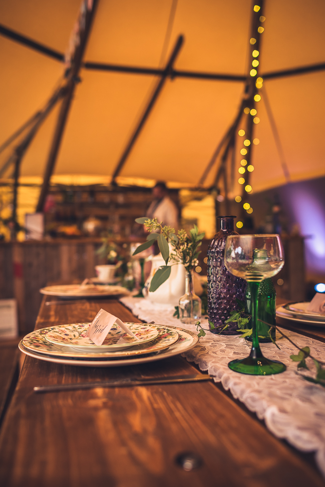 Rustic Tipi Wedding - A Starlit Ceremony with Autumnal Vibes