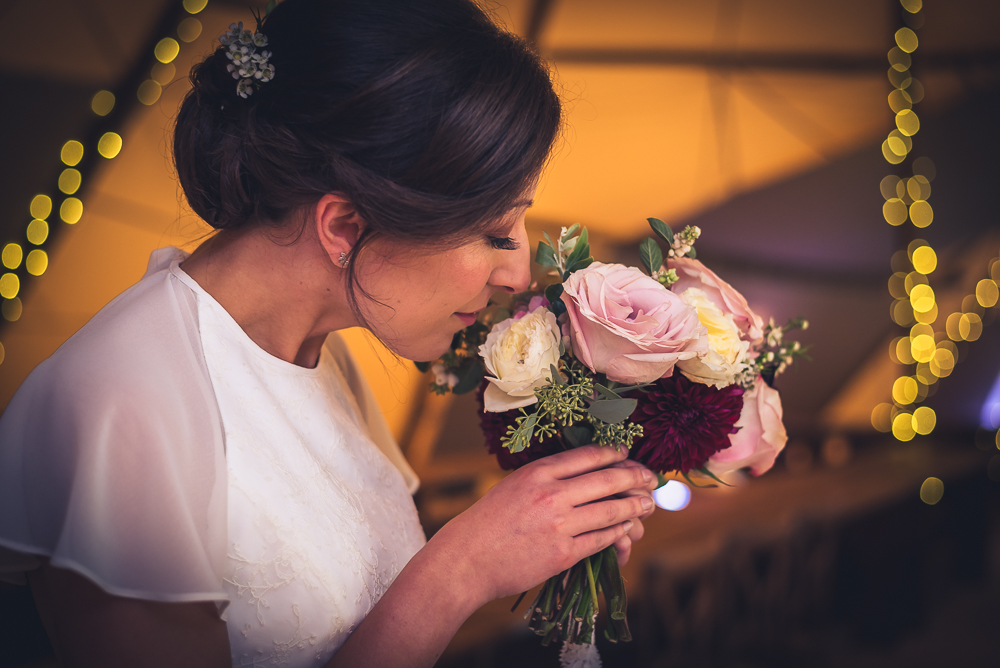 Rustic Tipi Wedding - A Starlit Ceremony with Autumnal Vibes