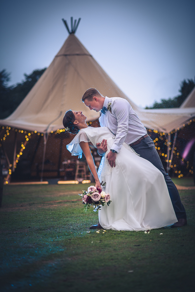 Rustic Tipi Wedding - A Starlit Ceremony with Autumnal Vibes