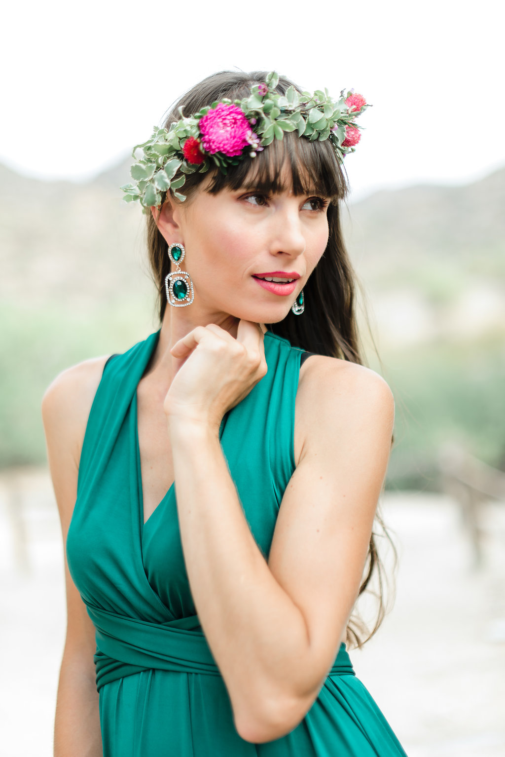 Emerald Wedding Ideas - An Elegant and Modern Styled Elopement in Phoenix, Arizona