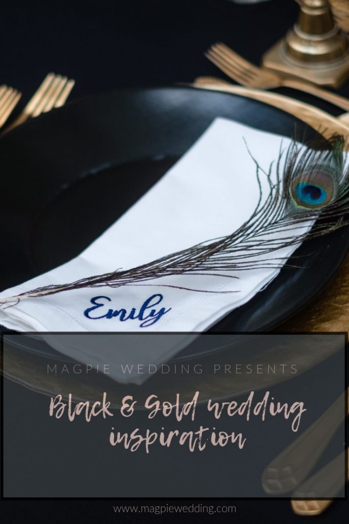 Black and gold wedding ideas