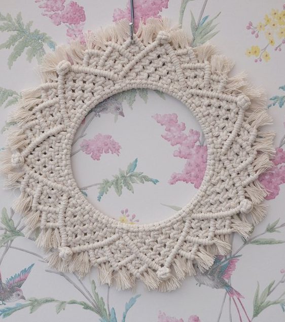 Macrame wedding decoration