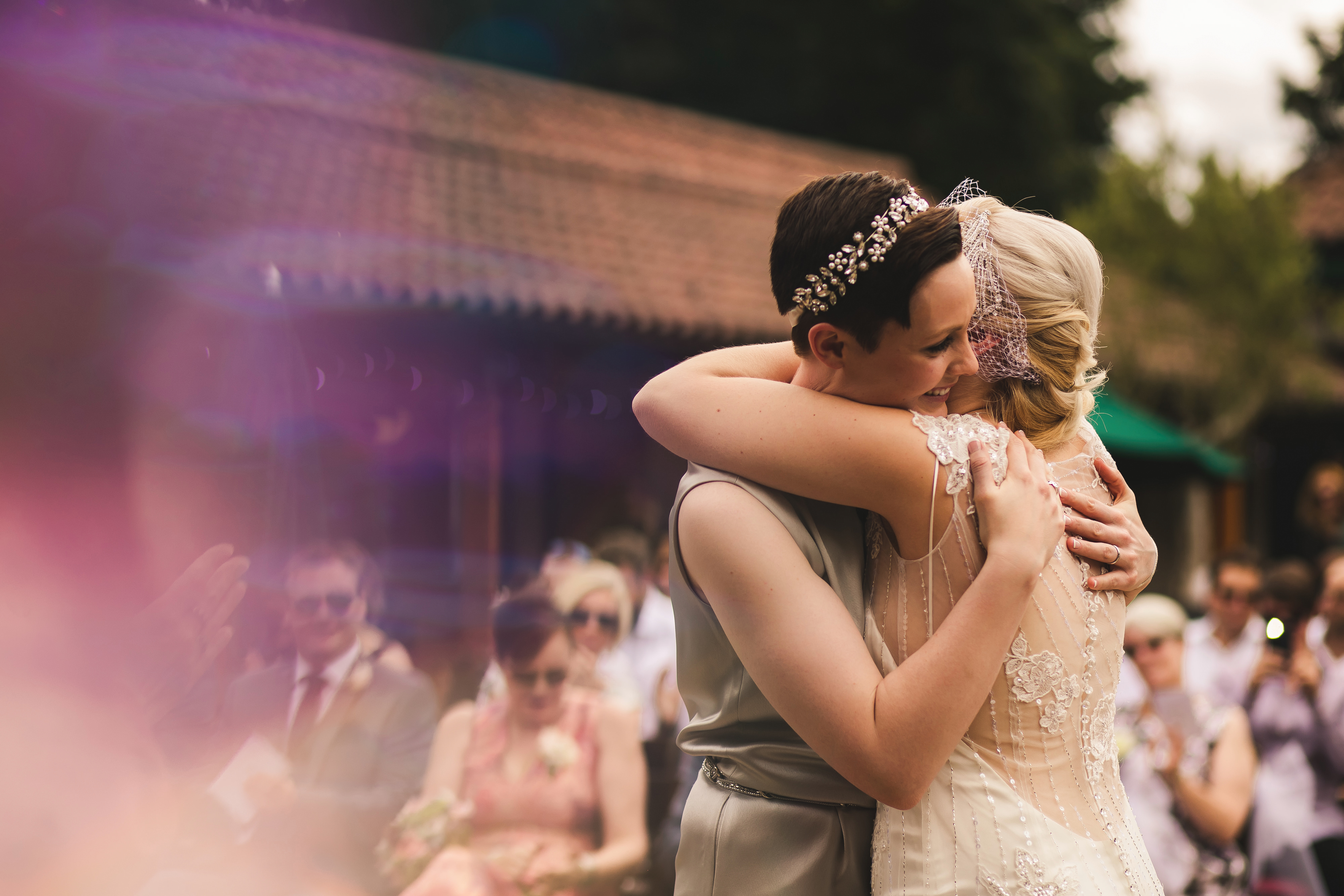 Modern DIY Wedding at Theobolds Estate with A Dress A Jumpsuit and Lots of Personal Touches