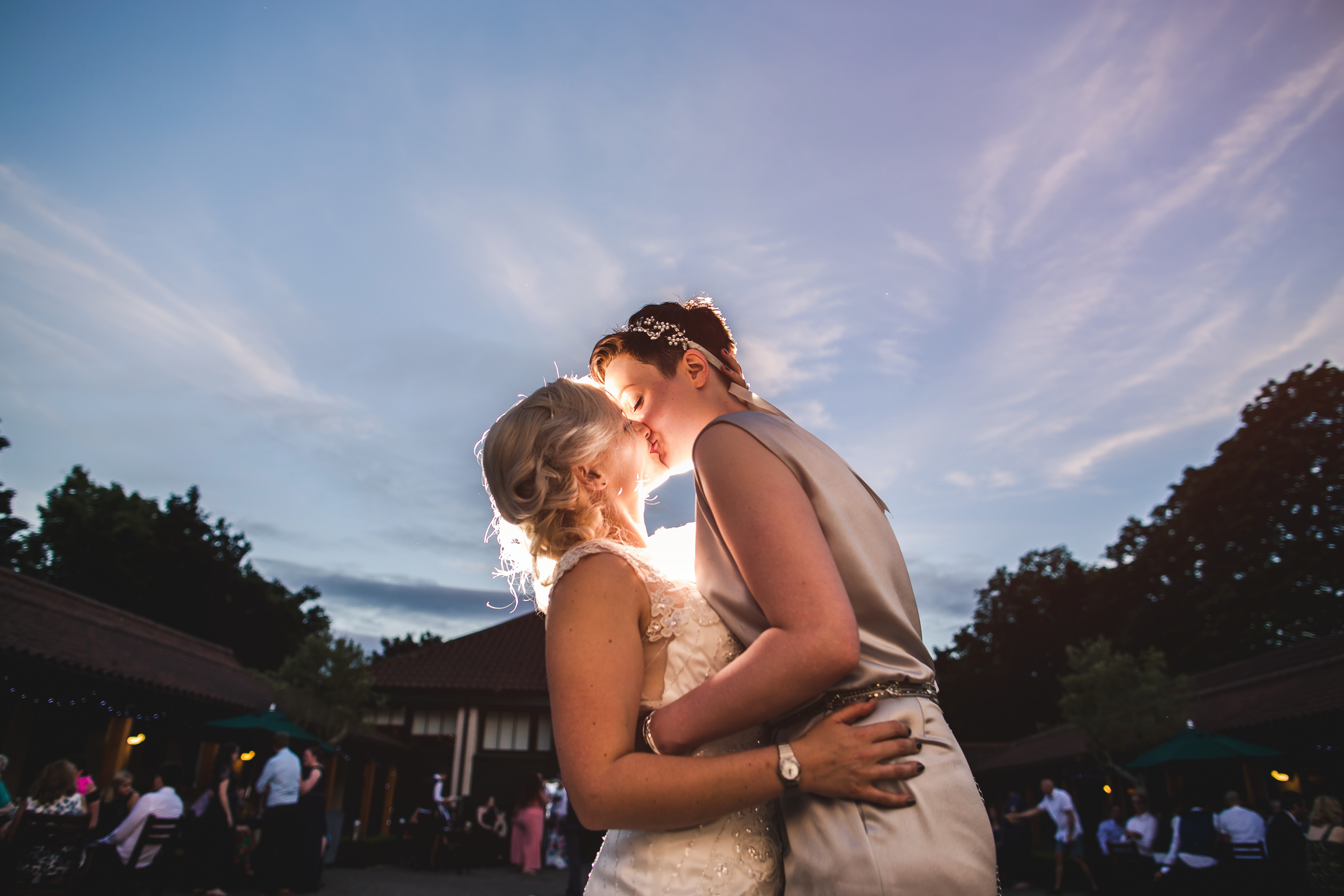 Modern DIY Wedding at Theobolds Estate with A Dress A Jumpsuit and Lots of Personal Touches