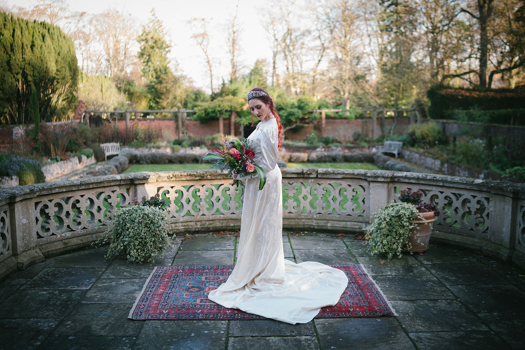 Opulent Red and Gold Vintage Christmas Wedding 