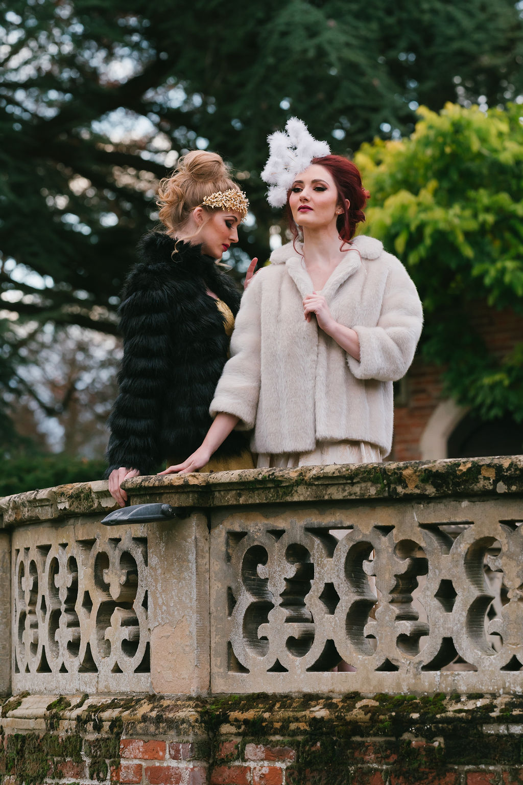 Opulent Red and Gold Vintage Christmas Wedding 