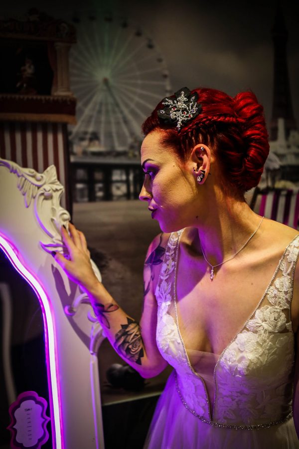 Neon Wedding Inspiration with Modern Retro Styling