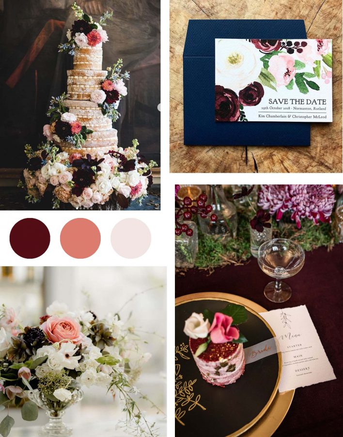 contrasting colours for your wedding