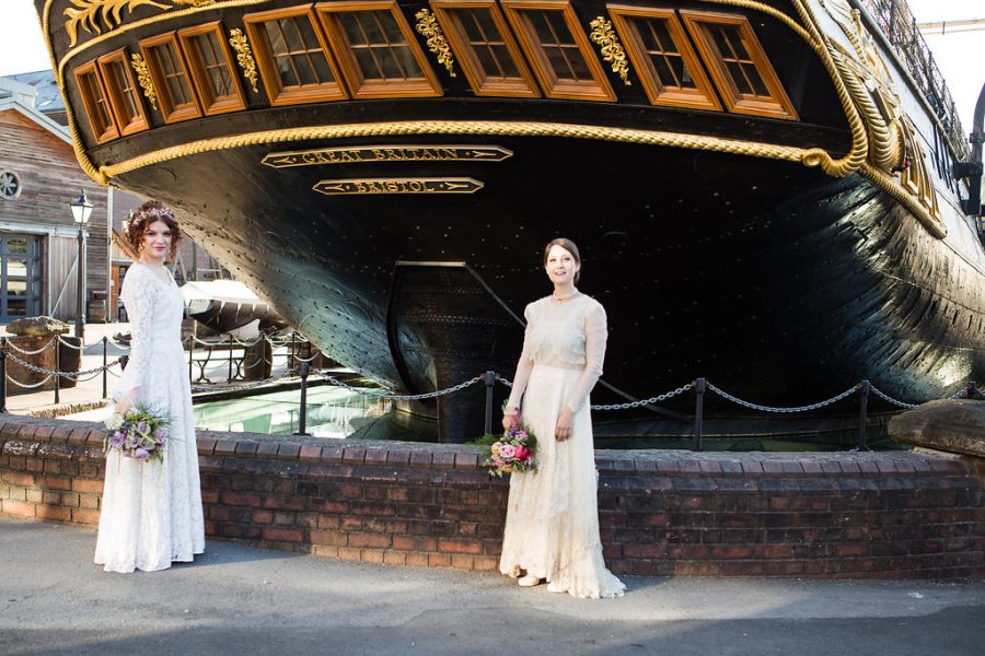 Alternative Wedding Ideas - SS Great Britain Vintage Boat Wedding 