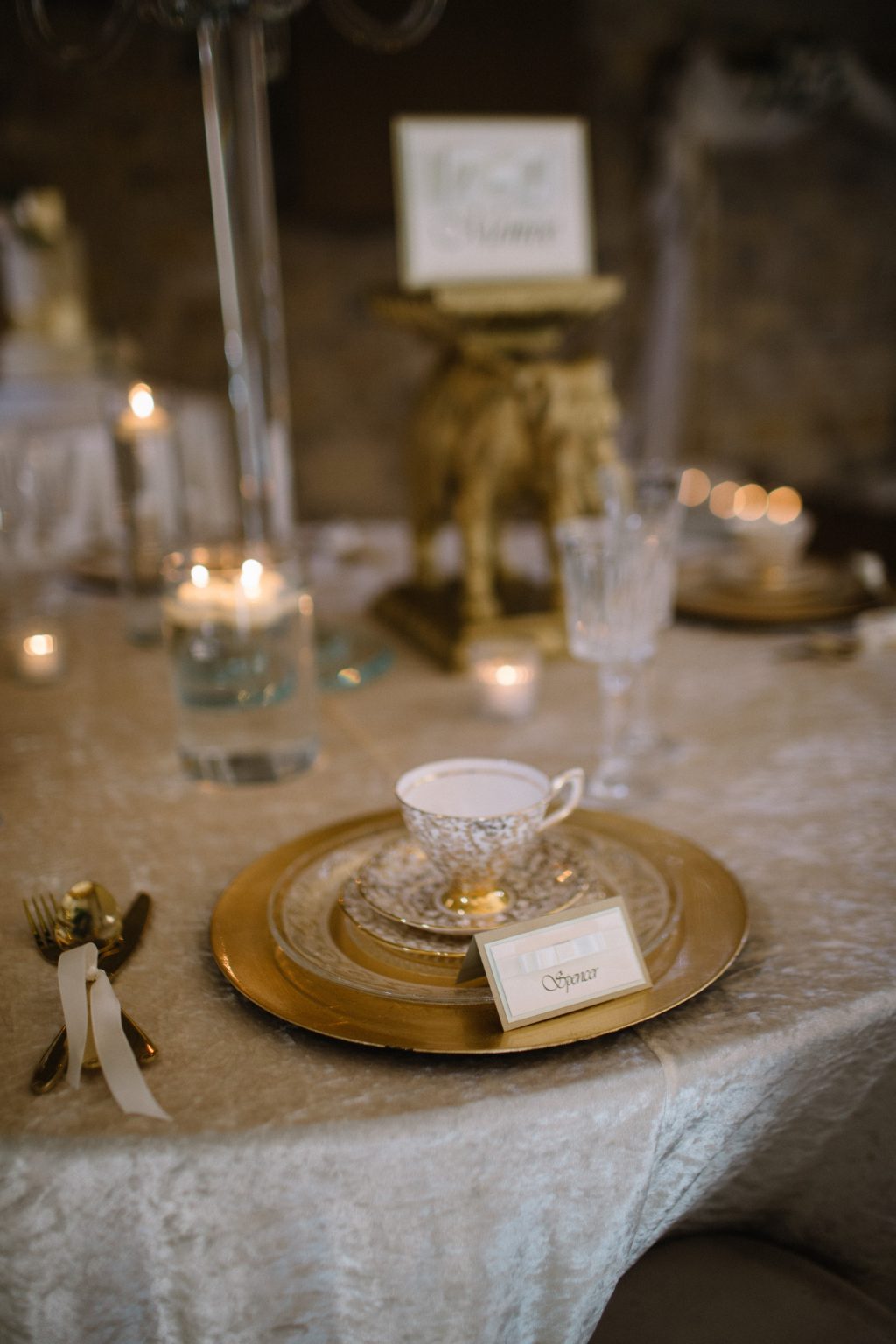 Classic Wedding with Bespoke Bridalwear and Ivory and Gold Styling