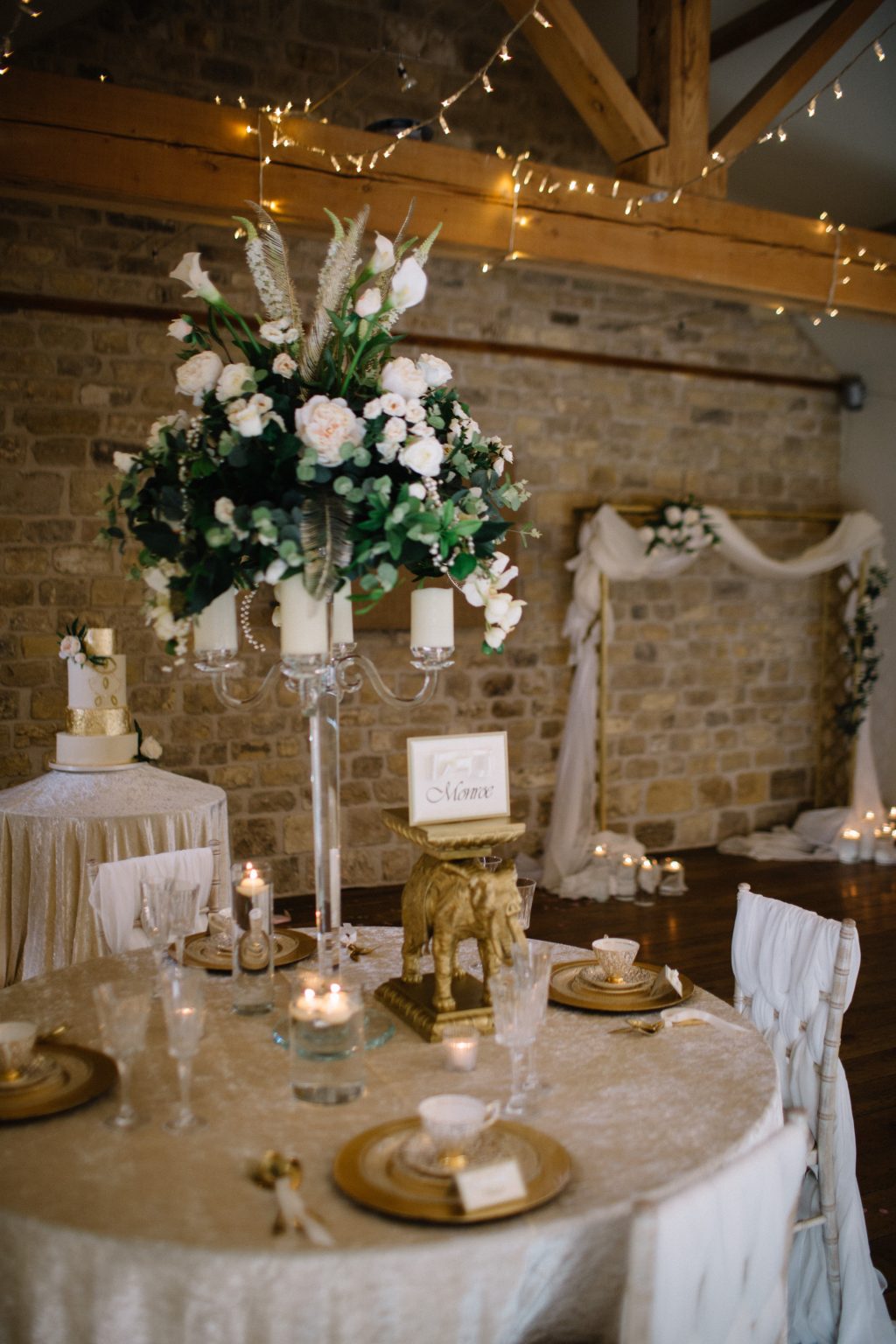 Classic Wedding with Bespoke Bridalwear and Ivory and Gold Styling