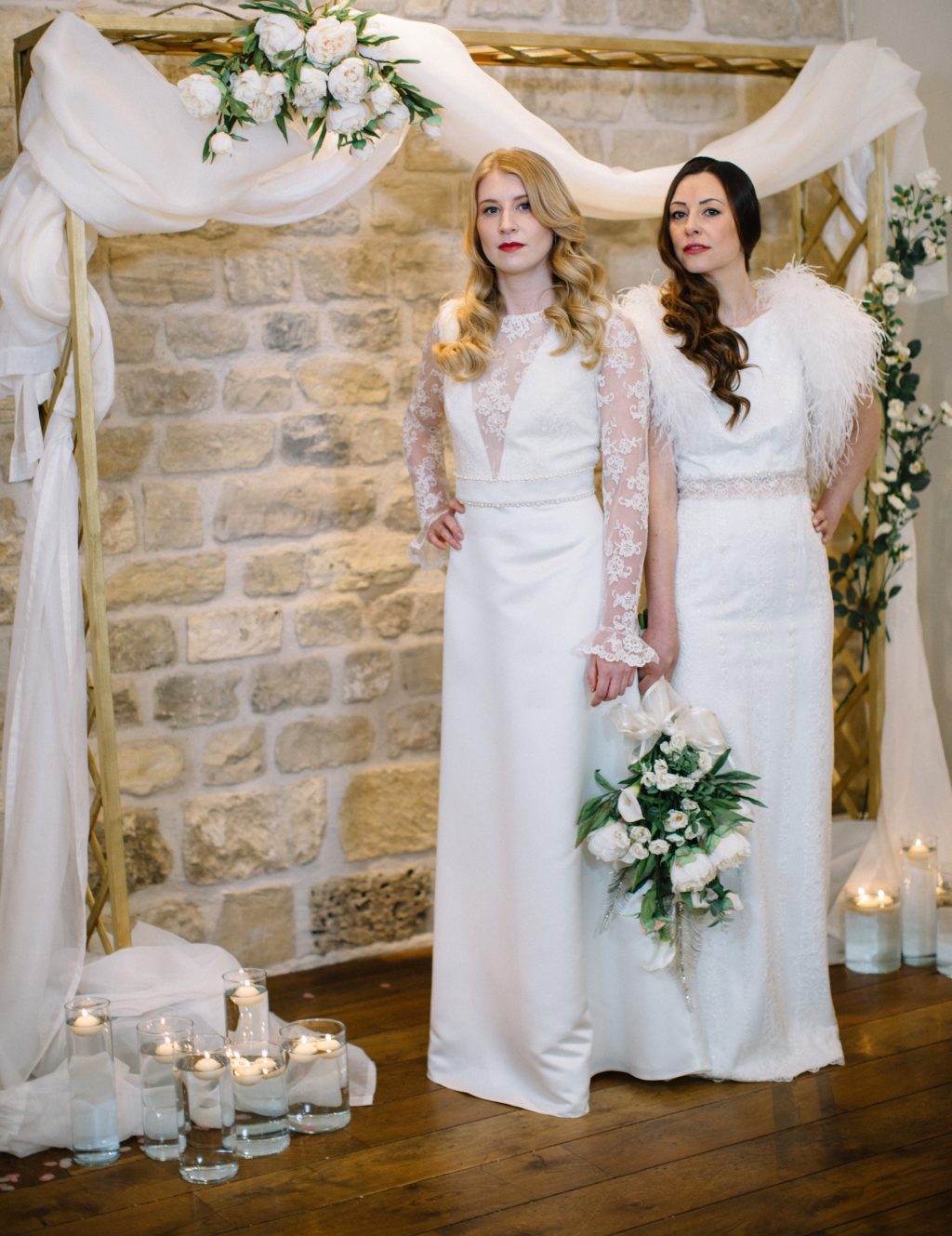 Classic Wedding with Bespoke Bridalwear and Ivory and Gold Styling