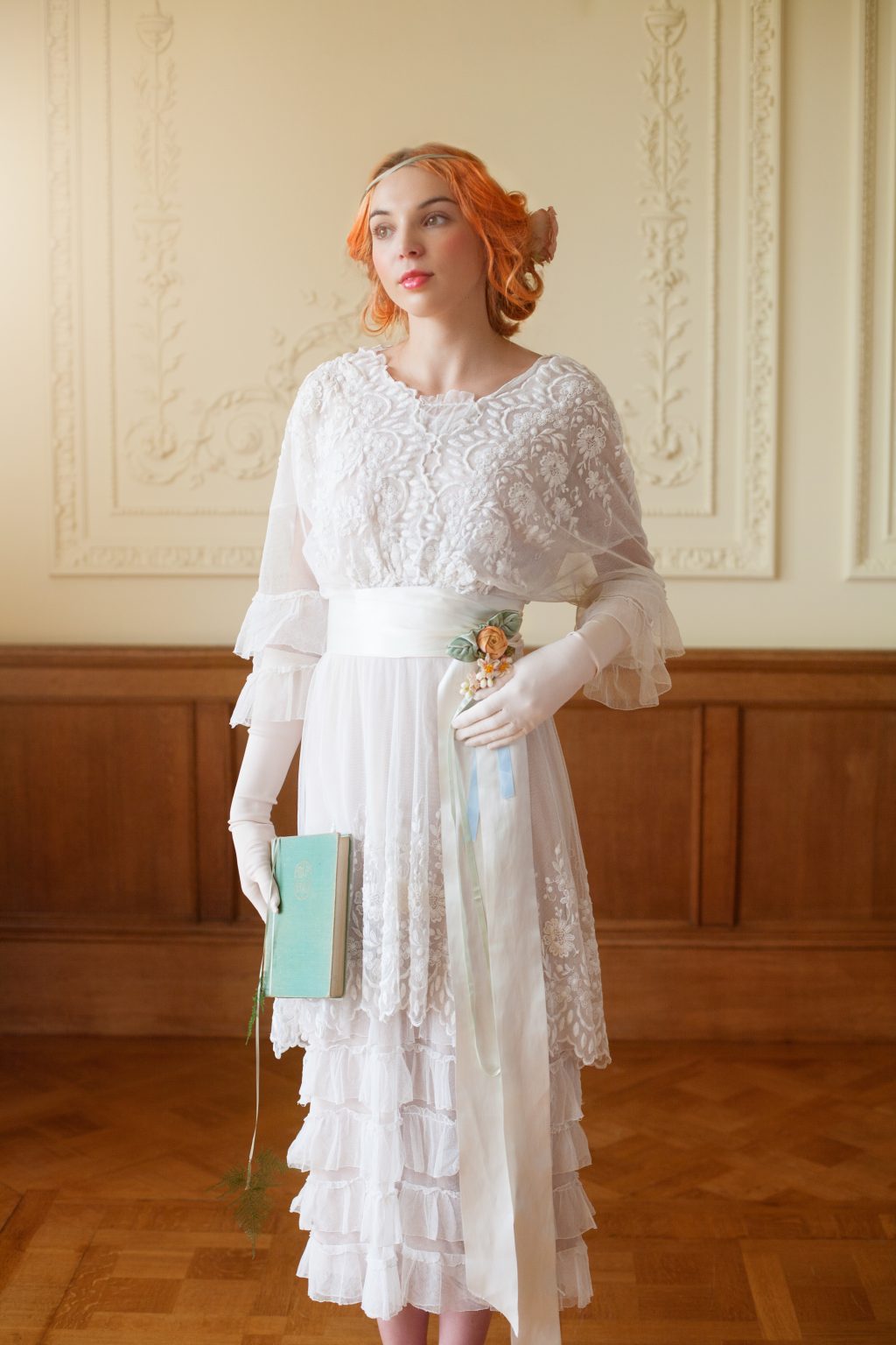 Edwardian shop wedding gown