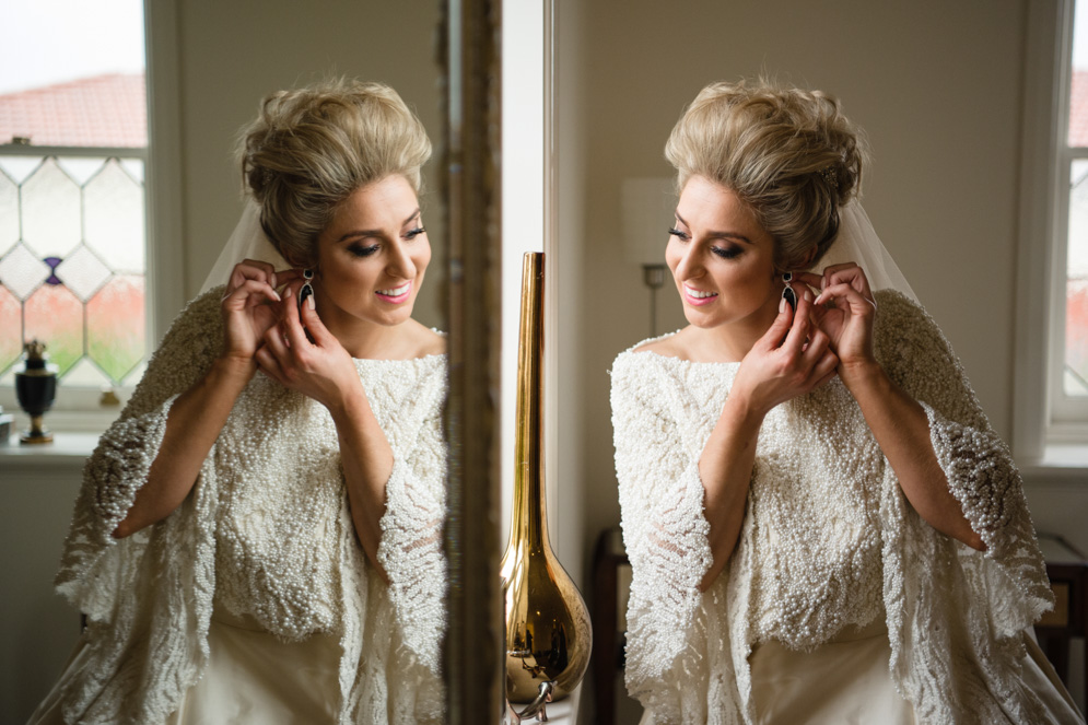 Classic Fairytale Wedding with Bespoke Dress and Rose Gold Touches
