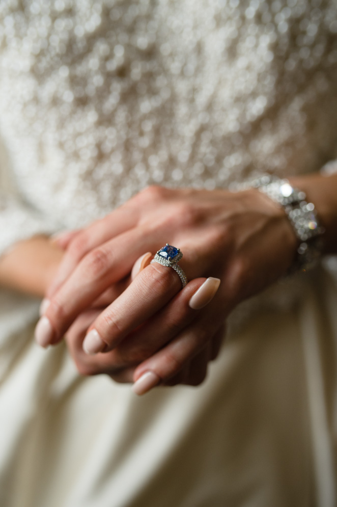 Classic Fairytale Wedding with Bespoke Dress and Rose Gold Touches