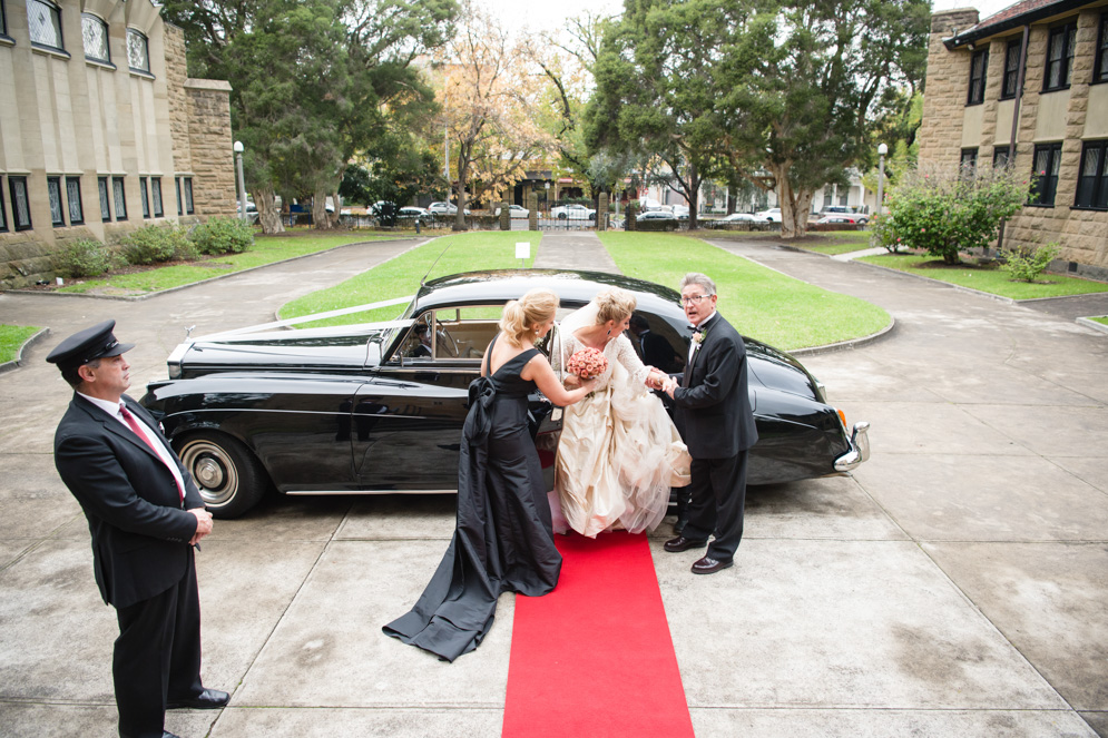 Classic Fairytale Wedding with Bespoke Dress and Rose Gold Touches