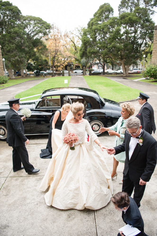 Classic Fairytale Wedding with Bespoke Dress and Rose Gold Touches