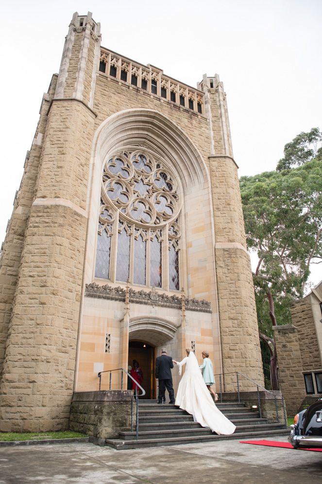 Classic Fairytale Wedding with Bespoke Dress and Rose Gold Touches - wedding dress